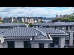 फाइबरग्लास असफल्ट स्टोन छत सजावटी बांसुरी व्यावसायिक के लिए